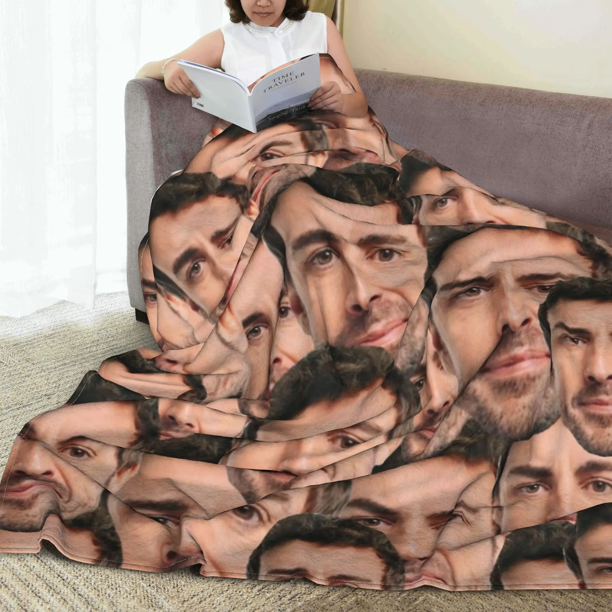 فرناندو ألونسو رئيس رمي بطانية للأريكة مضحك لينة غامض بطانية قطيفة 50x60 بوصة المفارش متعددة الحجم لجميع المواسم