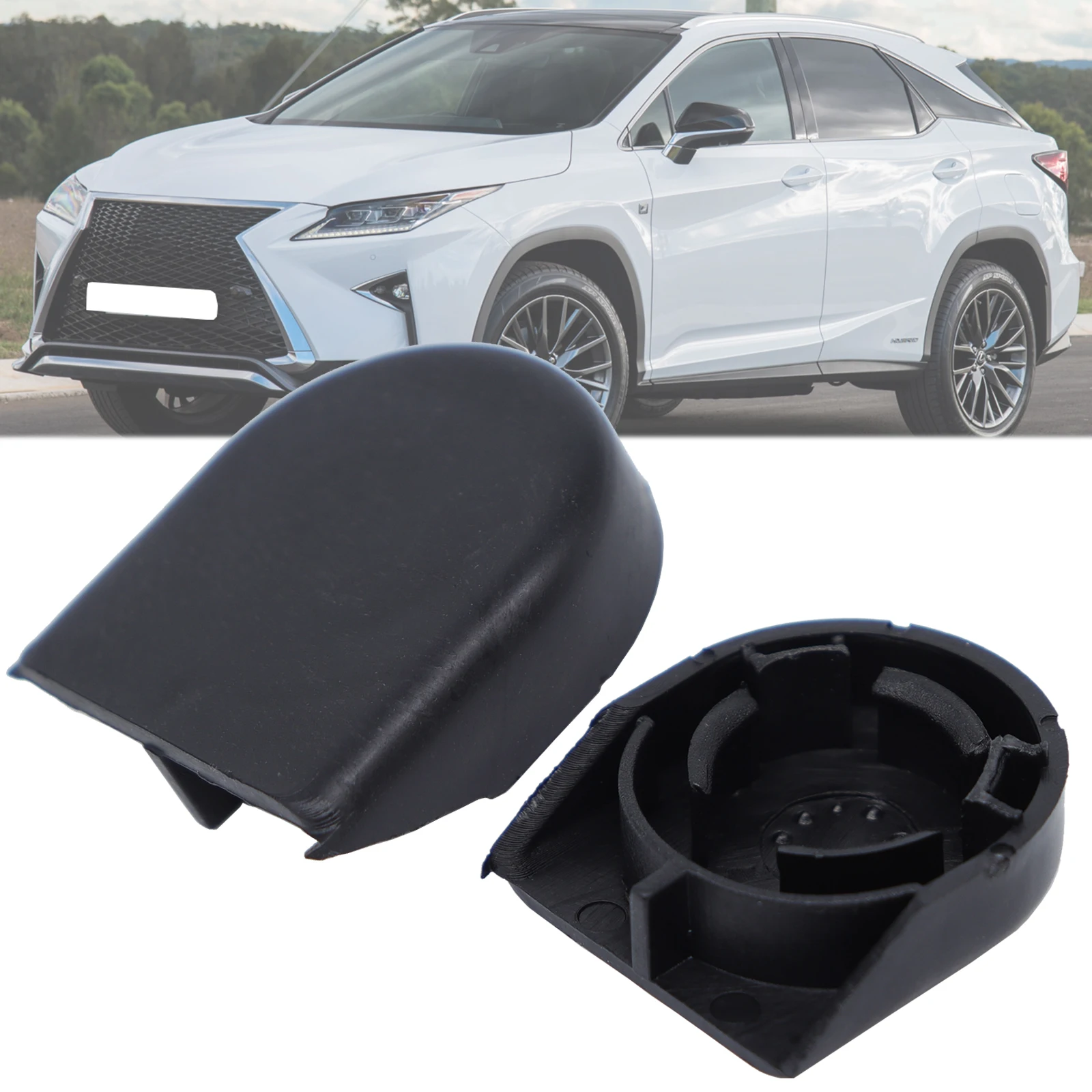 

Front Windscreen Wiper Arm Nut Cap Bolt Cover For Lexus RX270 RX 350 RX450h RX200t RX300 RX350 2008 - 2013 2014 2015 2016 2017