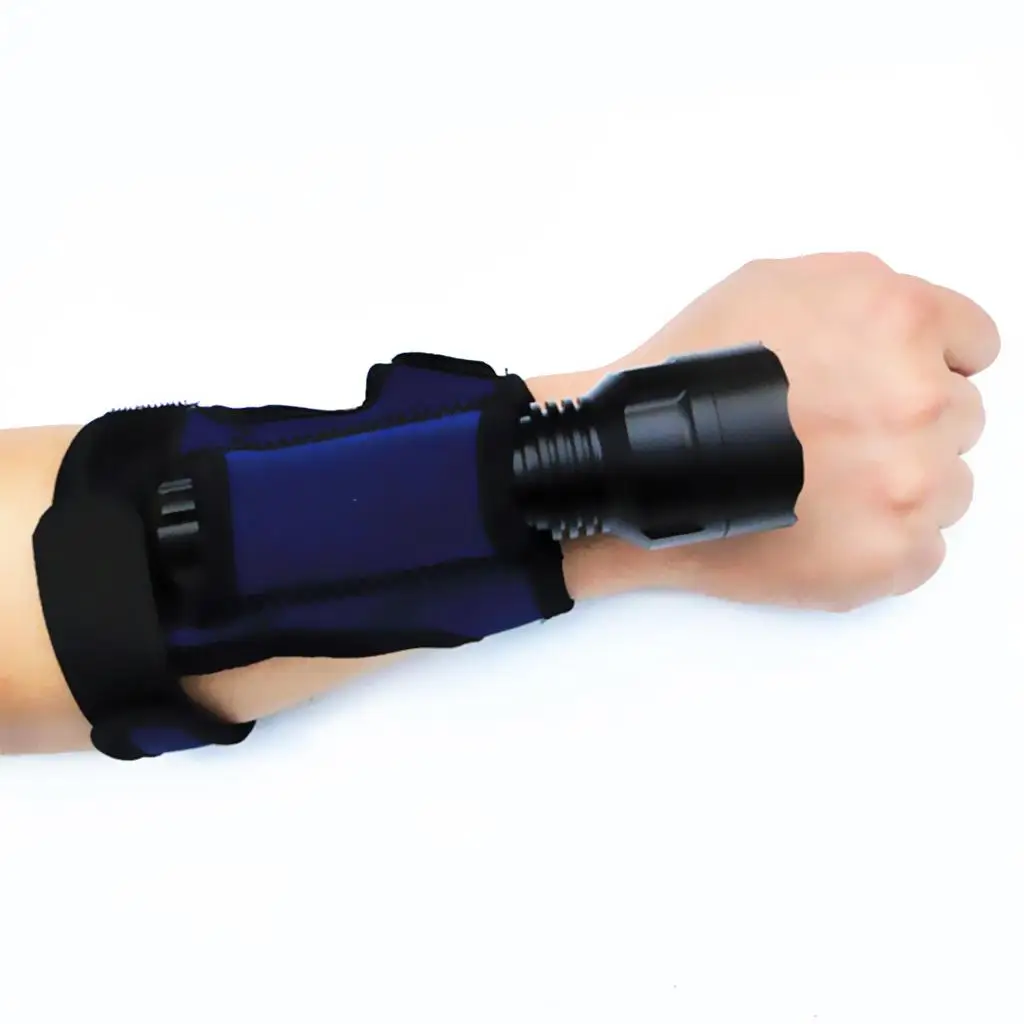 Scuba Dive Torch Light Holder Outdoor Arm Hand Strap Mount Wrist Glove Hand Free