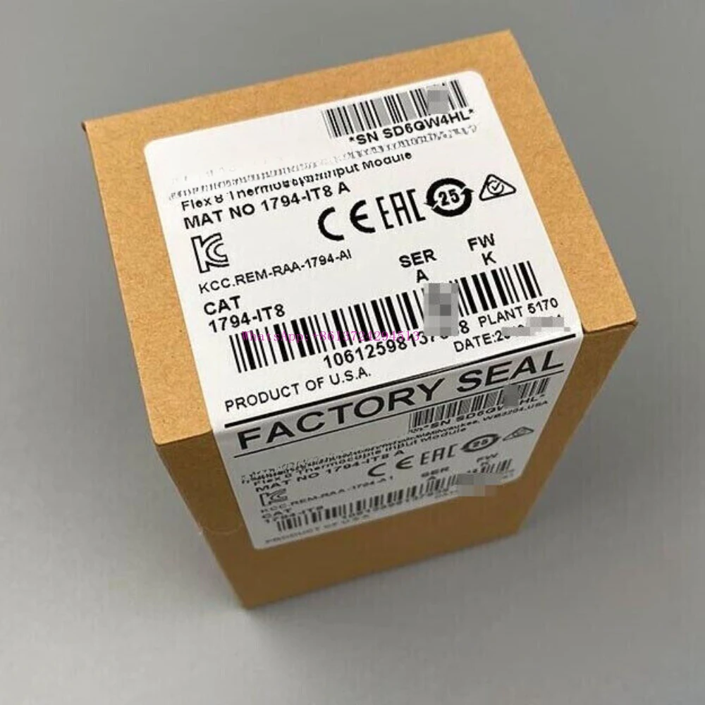 New Factory Sealed 1794-IT8 SER/ A Flex I/O 8 Channel Thermocouple Input Module