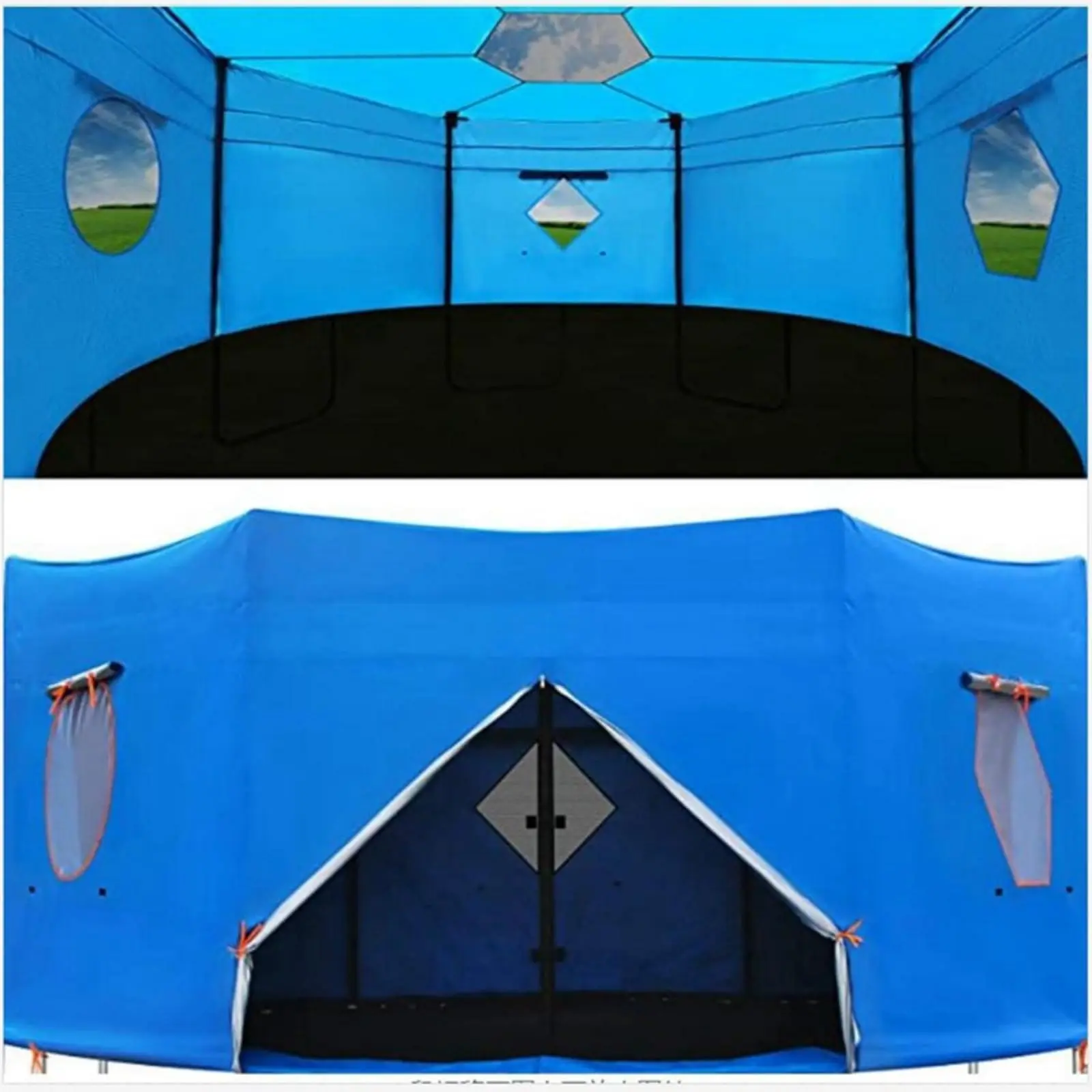 Trampoline Tent 6 FT/8 FT/10 FT, Tent for Trampoline, Trampoline Sunshade, Sun Protection Round Trampoline Shade Top Cover