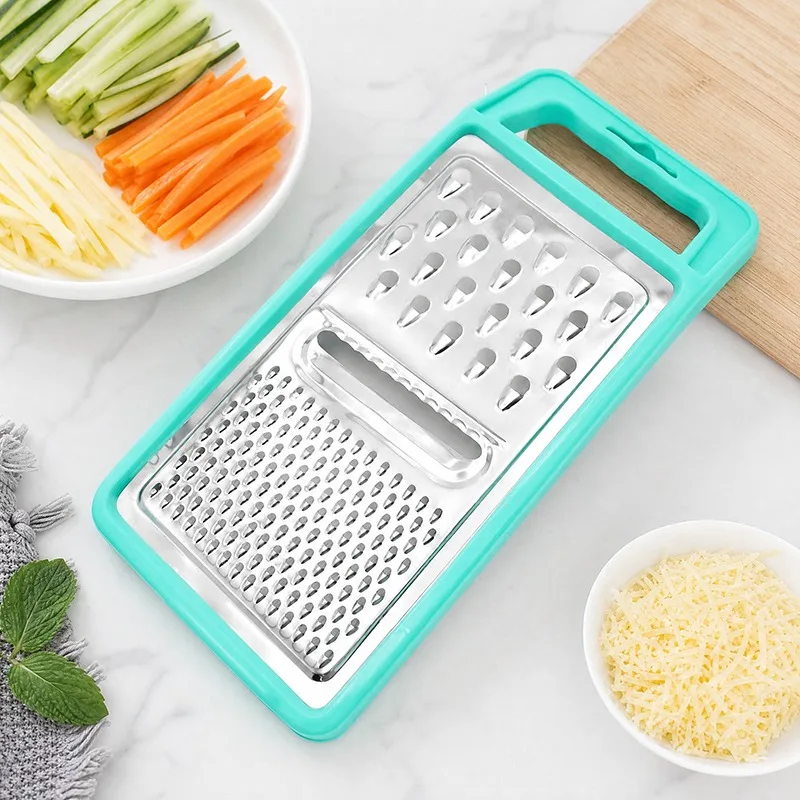 Stainless steel flat grater, potato grater, radish cucumber slicer, kitchen tool, vegetable