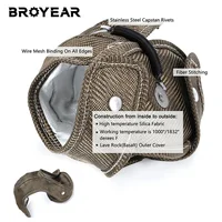 Manta de protección térmica Turbo de titanio de alta calidad Broyear para Audi S3/Volkswagen Golf Mk7/Seat Leon