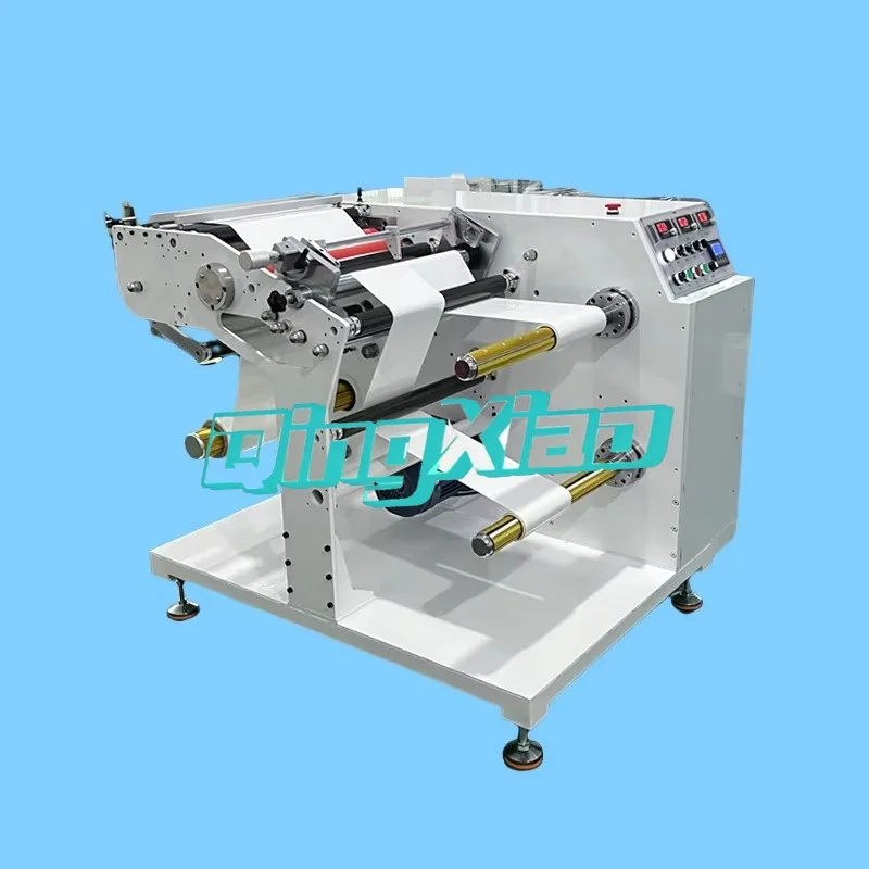 Good Quality Label Cutting Machine Paper  Roll to Sheet Cutter  Slitting Rewinding Die Cutter  Industrial High  Efficiency  Auto