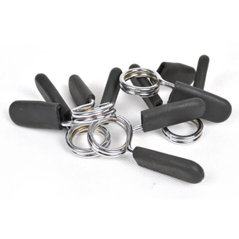 1pc 25/28/30mm Barbell Clamp Spring Collar Clips Gym Weight Dumbbell Lock Standard Lifting Kit Barbell Lock