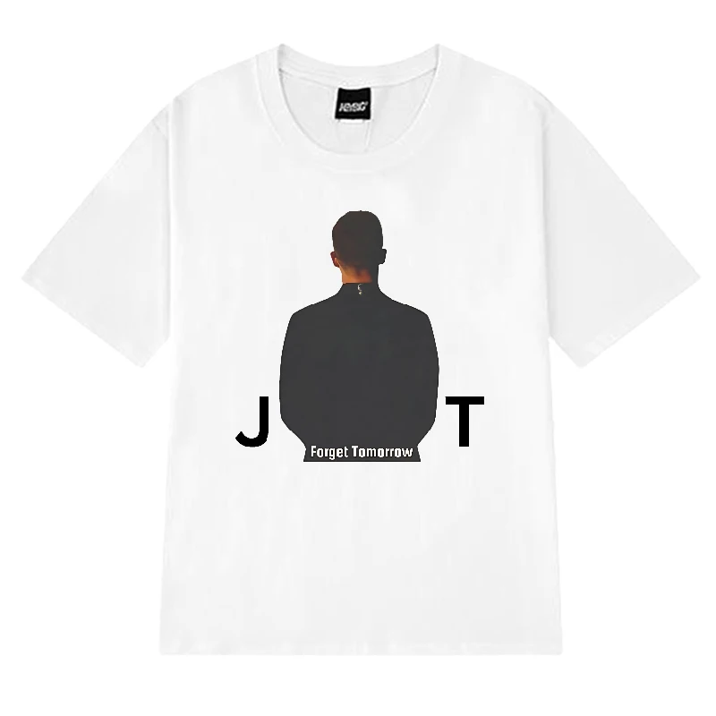 

Justin Timberlake Forget Tomorrow Tour print T shirt Men Women vintage Oversized short sleeve T-shirts Unisex 100% Cotton Tops