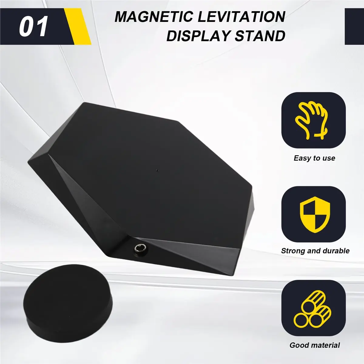 【~ New Y24A】360° Rotation Magnetic Levitation Display Stand for Toy Jewelry Display Stand Fancy Floating Display Stand EU PLUG