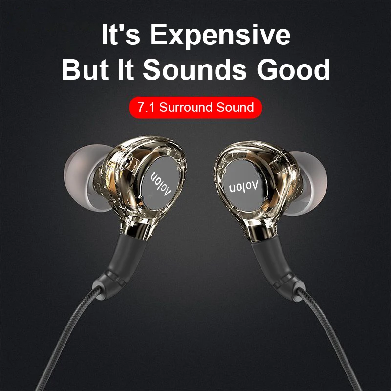 HiFi Wired Earphone Headset 3.5mm＆Type-C Music Earbuds Sport Headphone Bass Stereo Gaming Live Karaoke With Microphone RM670