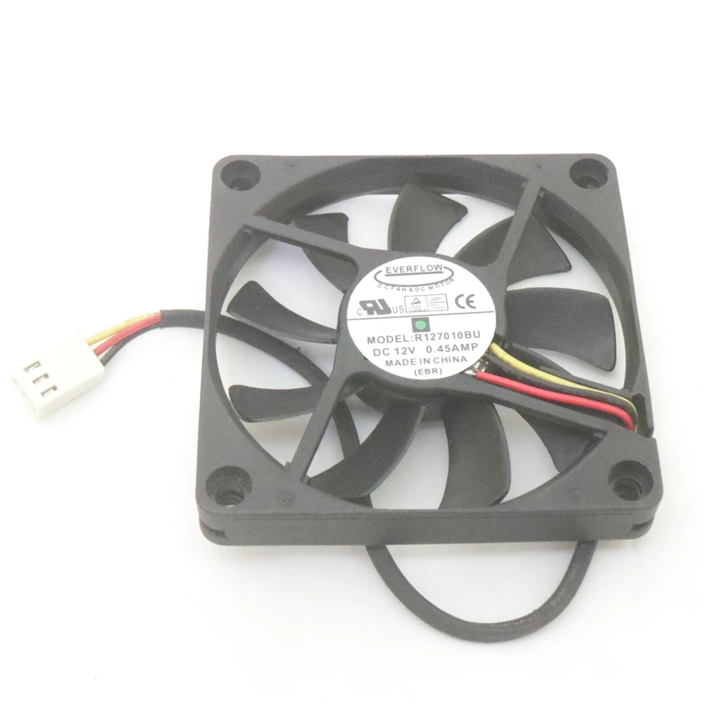 Free Shipping R127010BU 12V 0.45A 7CM 7010 Computer CPU Cooler Cooling Fan