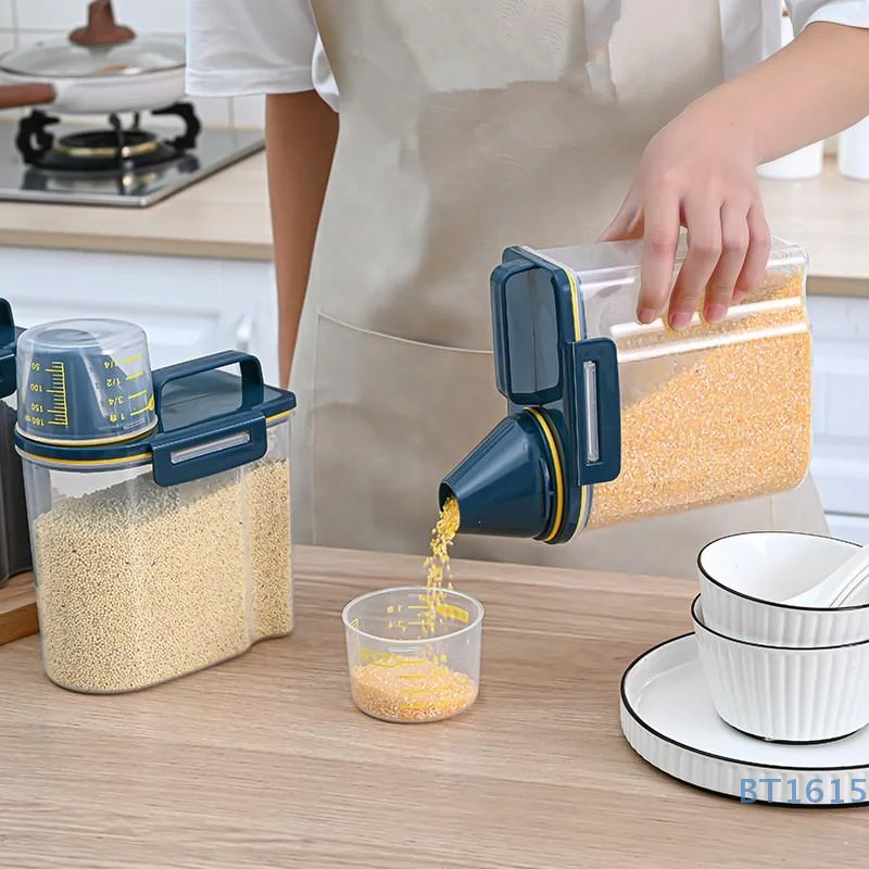 

Влагостойкая банка для зерна, банка для риса, коробка для хранения зерна, ведро для корма для домашних животных, банка для хранения герметичное ведро, заполненное ведро для риса