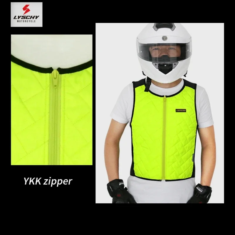 LYSCHY-Chaqueta con refrigeración por agua para hombre y mujer, chaleco cómodo para montar en moto al aire libre, senderismo, Camping, carreras de bicicletas, hielo, Verano