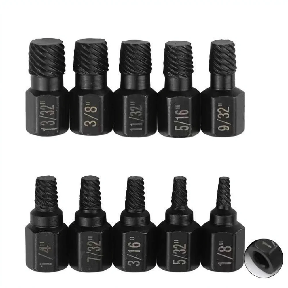 High Speed Steel Screw Extraction Tool Set Damaged Bolt Remover For Danyang Jianmu Hardware Daily Repair