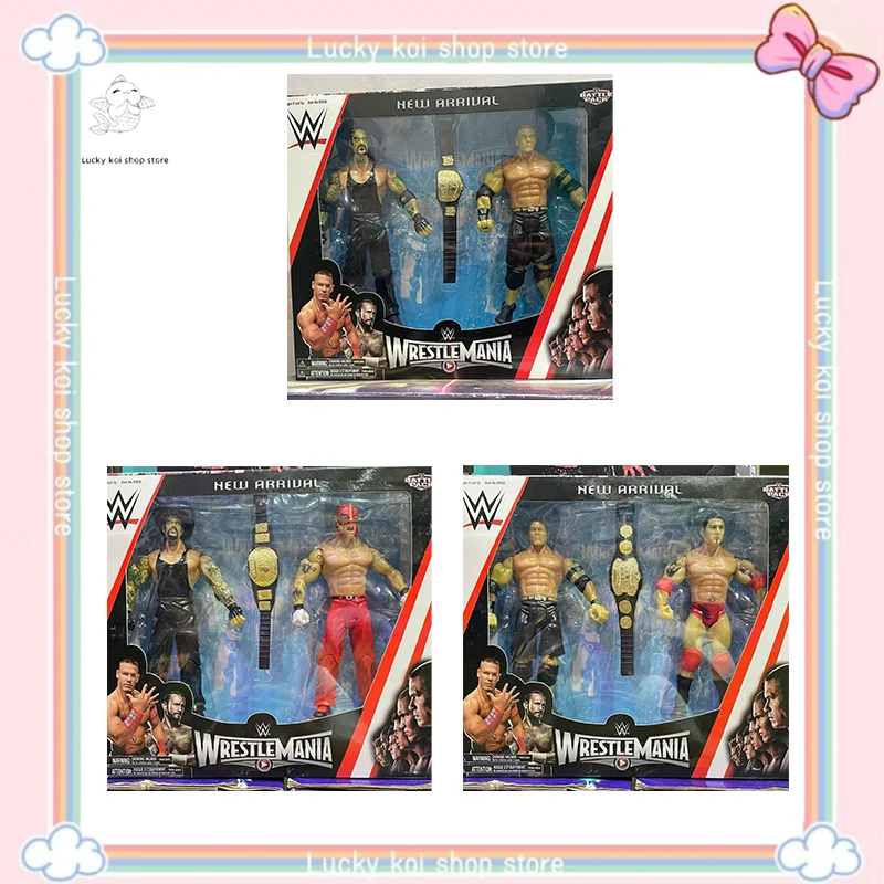 Original WWE WrestleMania Wrestler John Cena The Undertaker Figures Toy Rey Mysterio Action Figures Pvc Statue Model boys Gifts