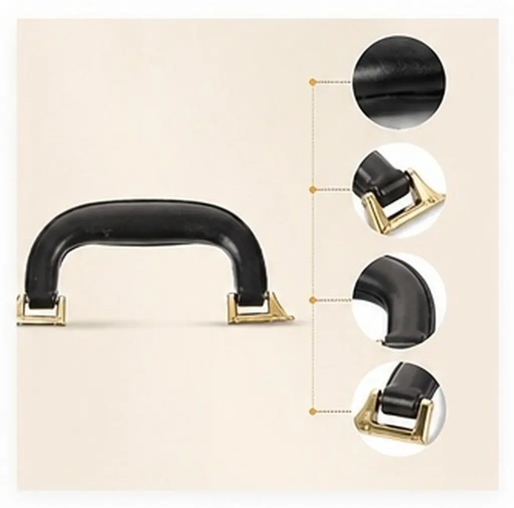 Lightweight Luggage Handle Replacement for Camera Suitcase Travel Handbag Toolbox Grip Easy Install Non Slip Fade Proof