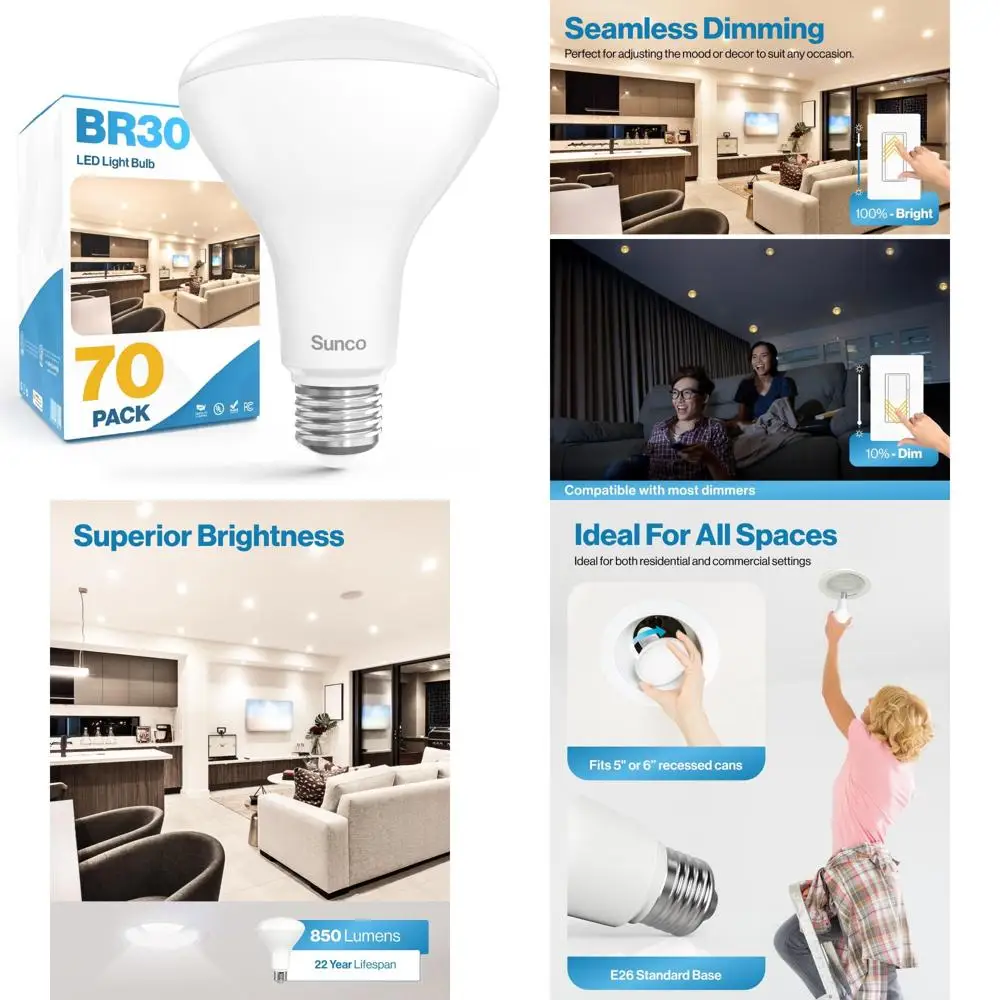 Led BR30 Recessed C… - image