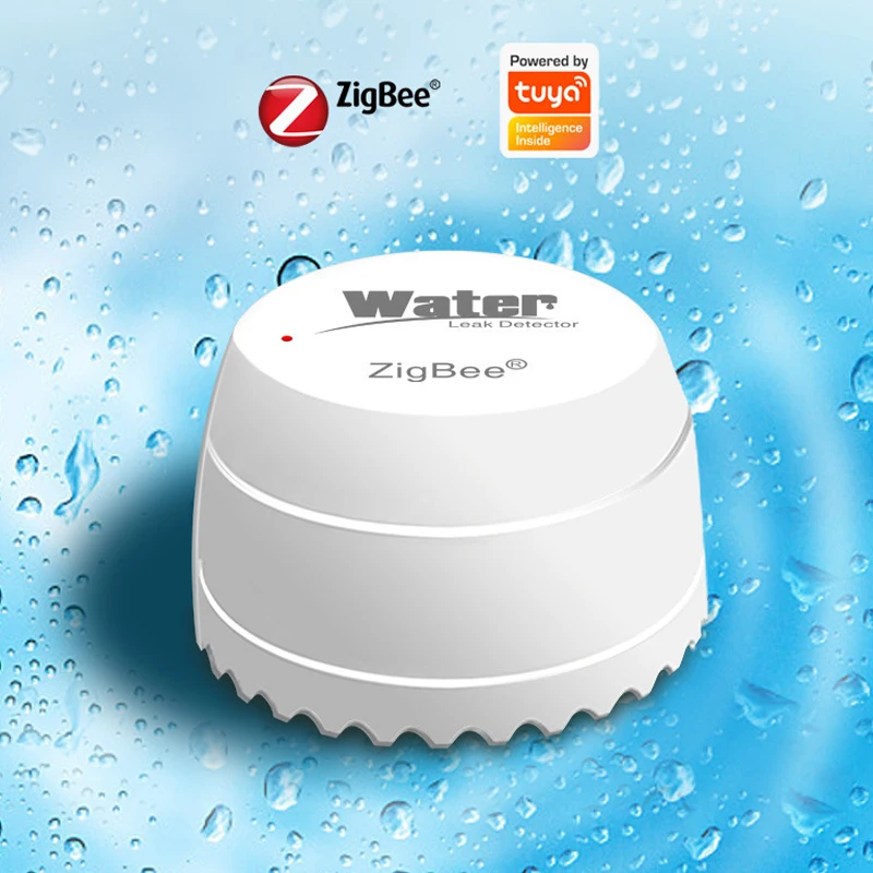 

Mini Tuya ZigBee Water Leakage Sensor Overflow Detecting APP Remote Remote Waterproof Dustproof Protection Against Water Leaks