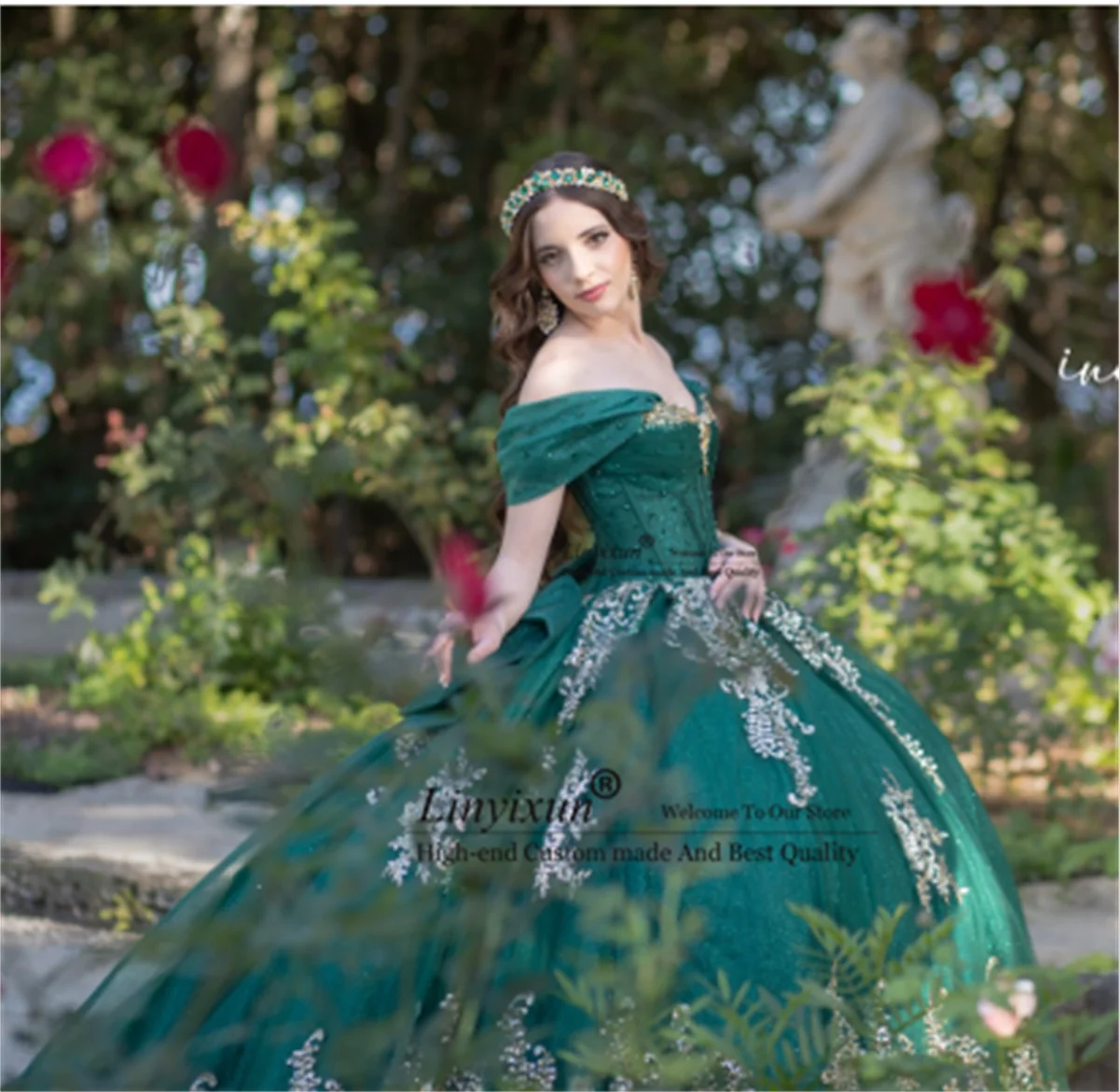Vestido De fiesta mexicano para quinceañeras con apliques De lentejuelas De encaje dulce 16 vestidos con hombros descubiertos personalizado Vestido De cumpleaños De 15 Anos