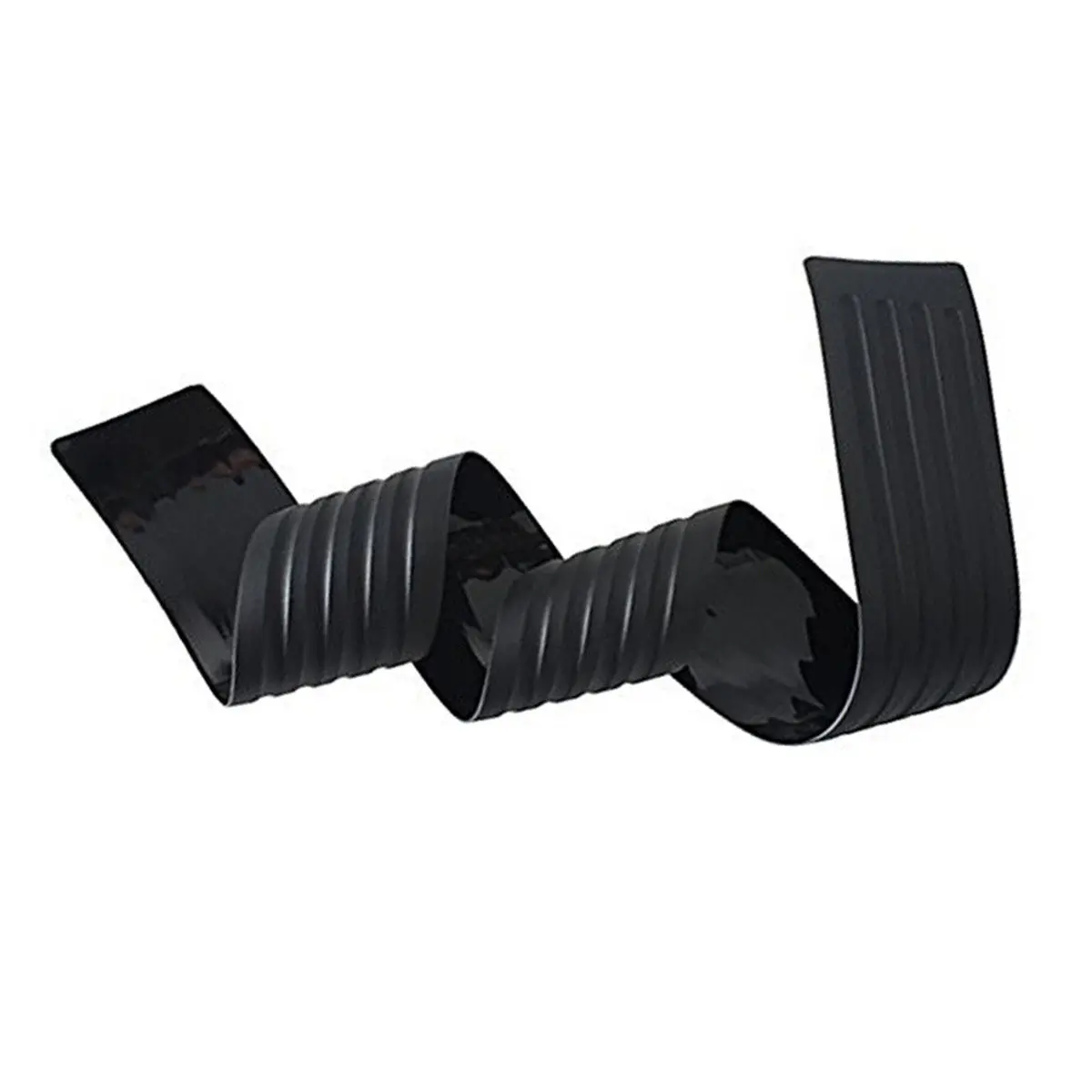 104x8cm Universal Car Door Sill Protector Guard Rubber Anti-Scratch Matte Surface Non-Slip Groove Design Easy Install Uv