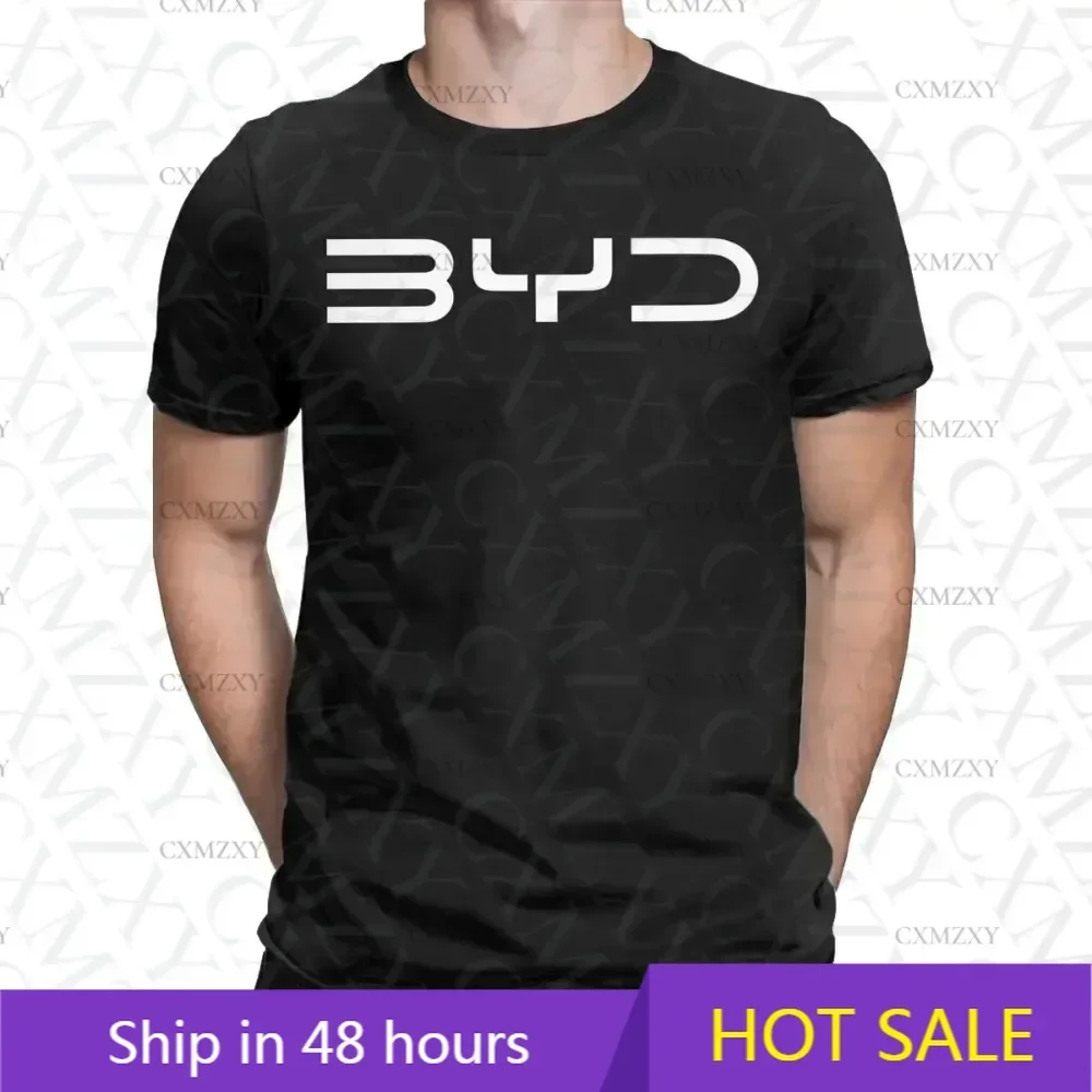 

Summer Men's Women's BYD Auto Logo T Shirts Merchandise Cotton T-shirt Clothes Graphic Print Tee Shirtmen women T-shirt en