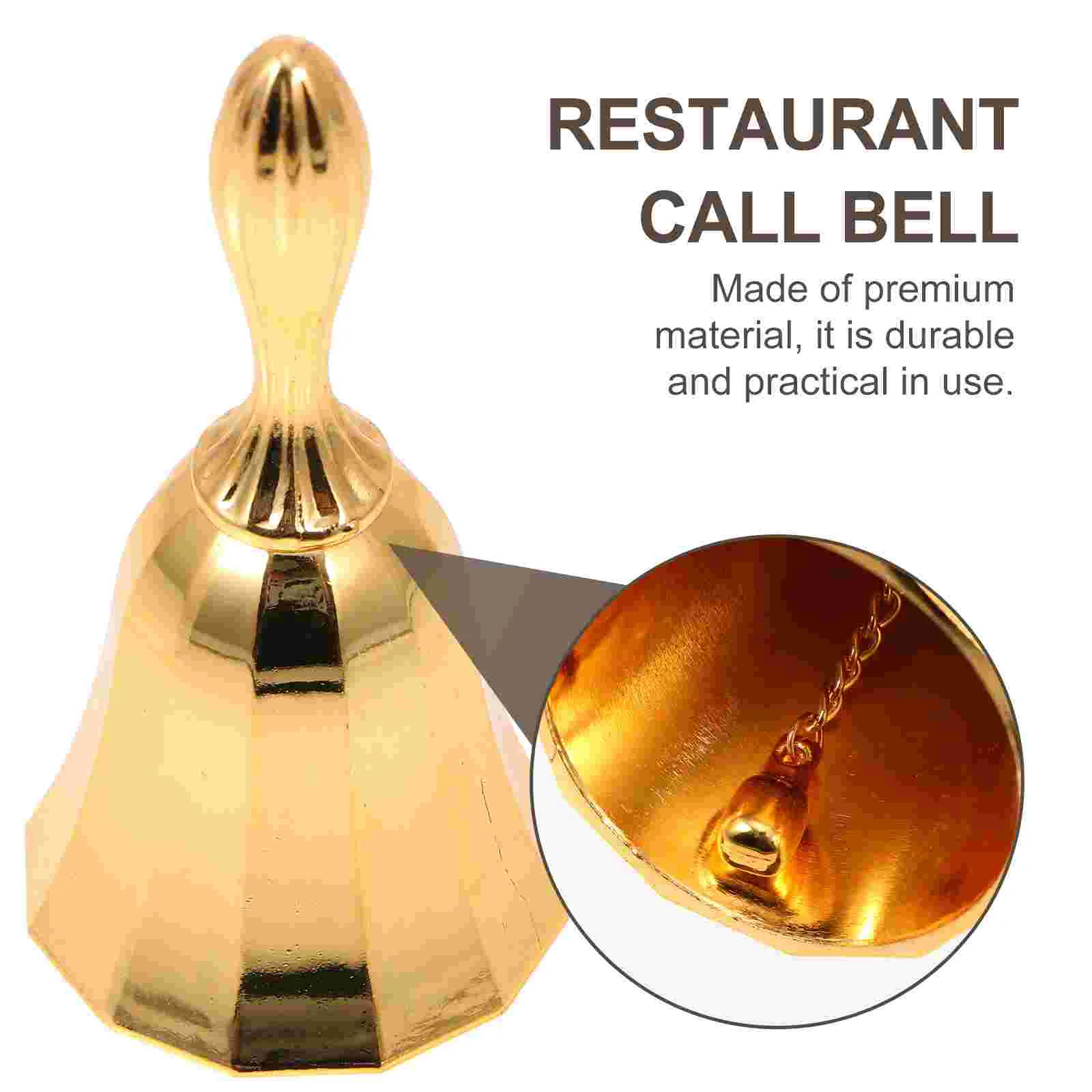 

Hand Ring Bell Desktop Rattle Reminding Shaking Zinc Alloy Service Table Restaurant Child Bar Manual