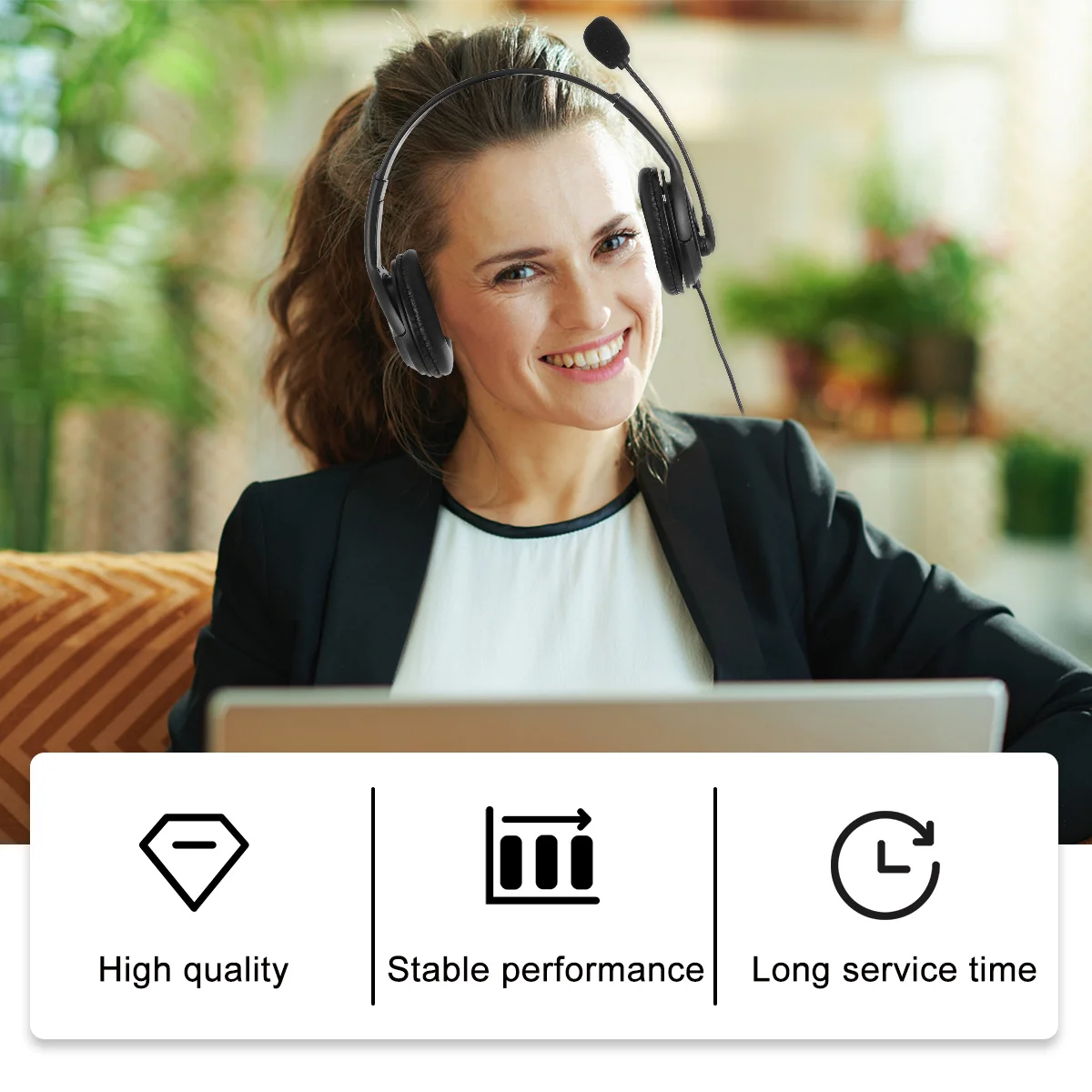 게임용 USB 헤드셋 소음 감소형 이미지