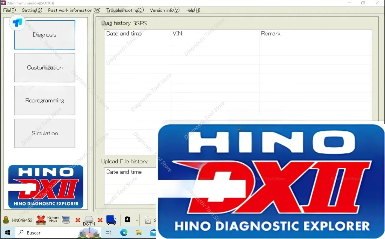 2026 hot sell, for Hino DX2 V1.1.22.3 for Hino Diagnostic EXplorer 2 + unlock keygen + free help install + unlimited install