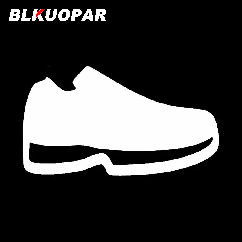 BLKUOPAR Running Shoes Car Stickers Vinyl Decals Car Accessories Windshield Surfboard Waterproof Trunk Sunscreen Custom Printing