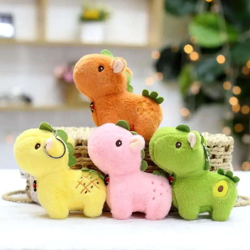 Cartoon Fruit Pony Plush Keychain Cute Horse Plush Toy Stuffed Doll Pendant Backpack Hanging Decorations Accessories Gift