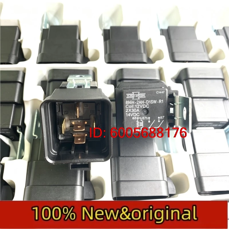 10PCS Brand new original 896H-2AH-D1SW-R1 12VDC Matsukawa double normally open 30A automotive relay