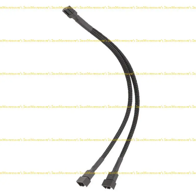 

W91A 4Pin PWM Splitter 4Pin PWM Fan Adapter Cable for Computer PC Case Fan Extension Power Cable Extension Cable