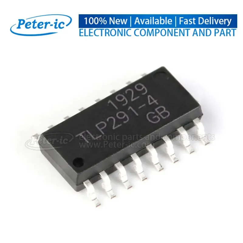 (5pcs) TLP291-4(GB-TP,E(T TLP291-4 GB SOP-16 Transistor, Photovoltaic Output Optoisolators Peter-ic