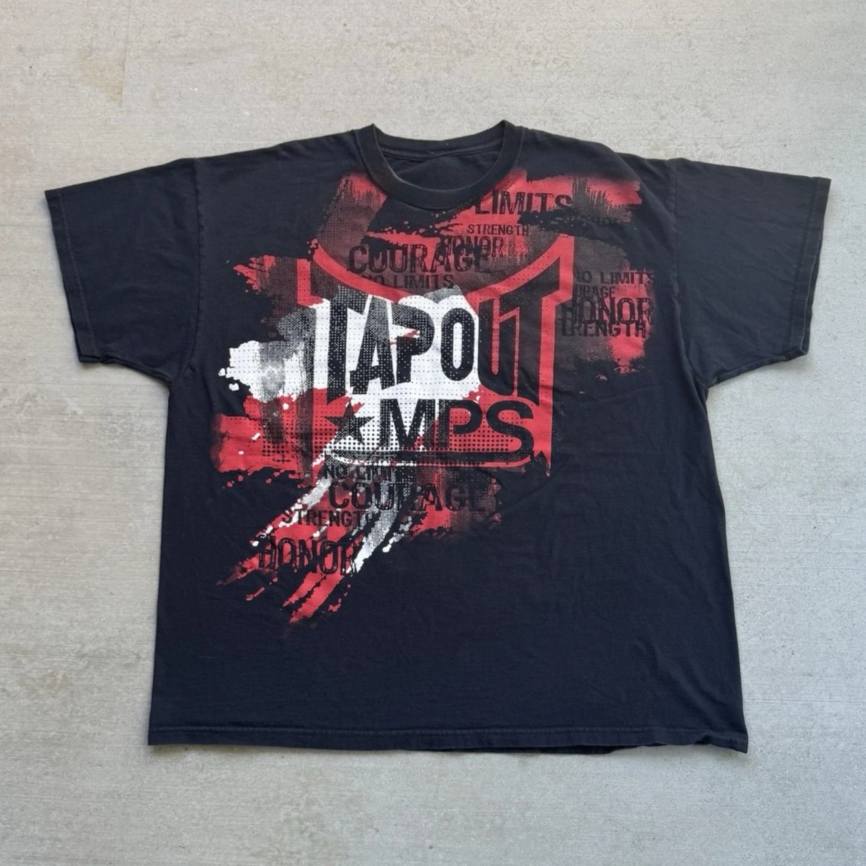 Vintage Y2K Tapout T Shirt Men Women Summer Graphic Print T-shirt USA Y2K 90s Tee Fashion Gothic Streetwear Summer Tee Tops