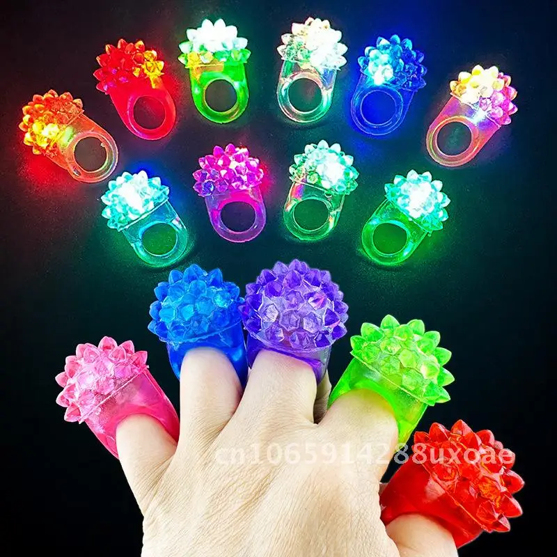 

Soft glue strawberry ring led luminous ring light party cheer luminous fluorescent ring