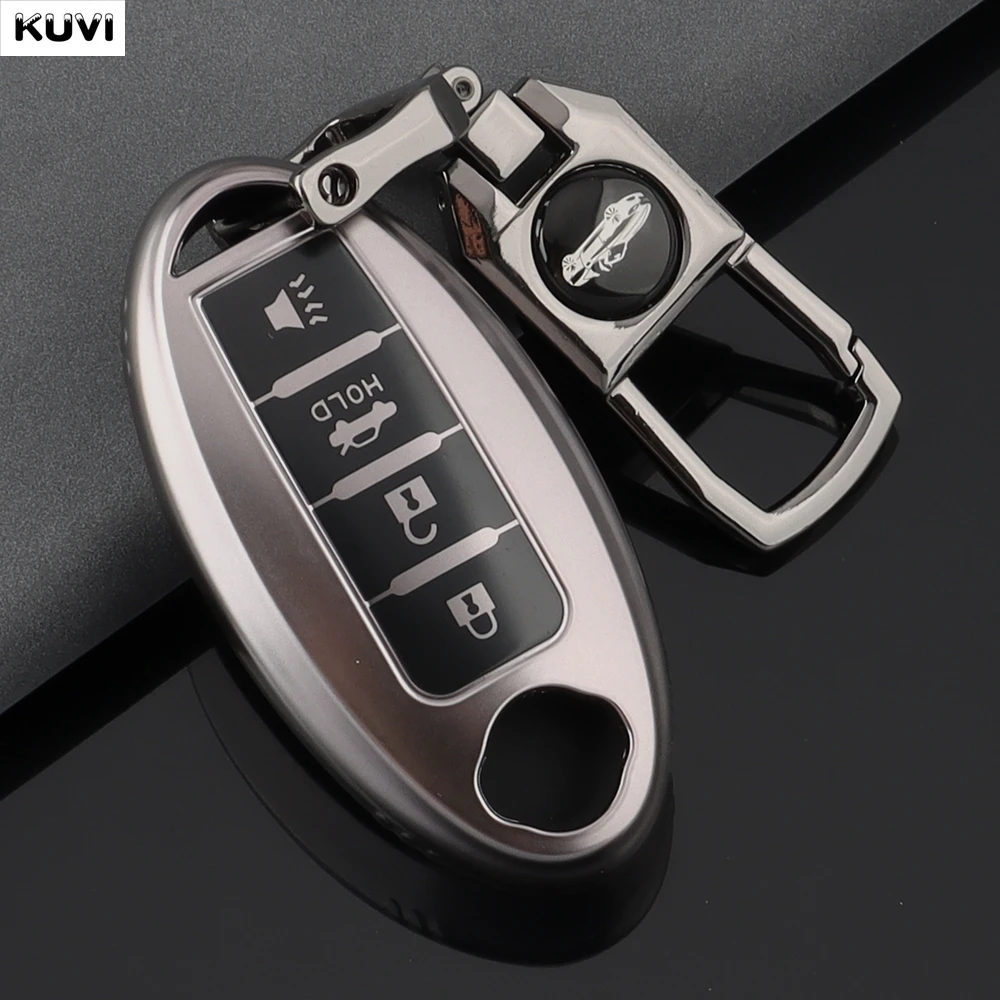 Autoschlüsselhülle für Nissan Rogue XTrail T32 T31 Qashqai J11 J10 Kicks Tiida Pathfinder Murano Juke Versa Note Infiniti