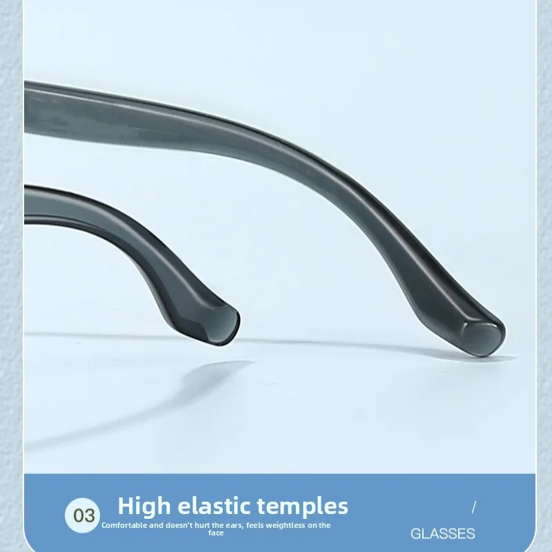 CLLOIO 레트로 다용도 내구성 처방 안경 안티 블루 라이트 TR90 사각 프레임 근시 안경 프로그레시브 독서 안경