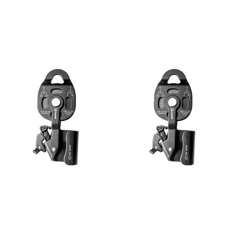 【THANKSGIVING DAY】2X Camnal Climbing Pulley Professional Rock Climb Accessory Firm Load-Bearing Ascender Lifter Equipment A