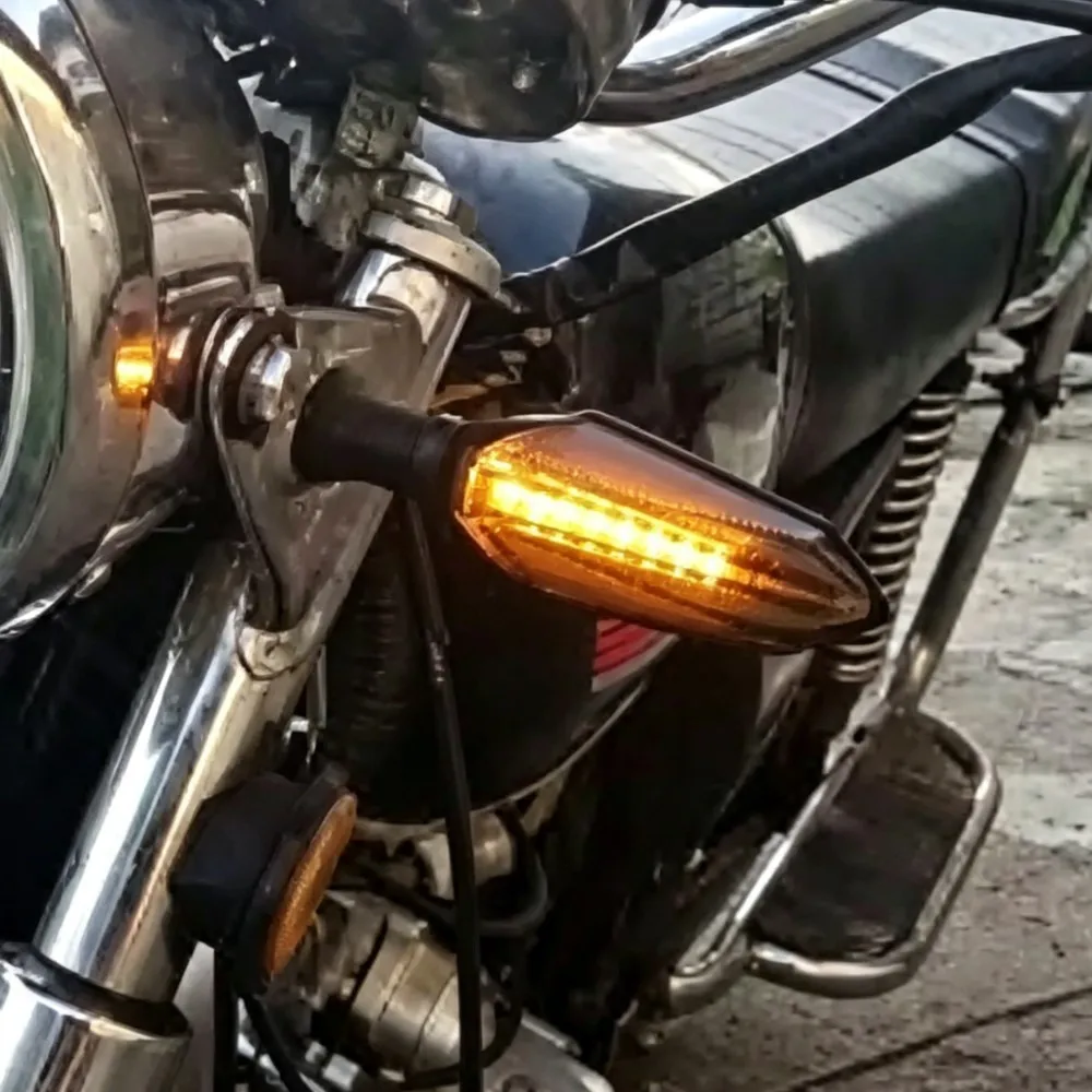 2Pcs Motorcycle Front Rear Turn Signal Light Lamp Blinker For 675R Tiger800 800XC 1050 Front Rear Flasher Lamps 675R Accessories