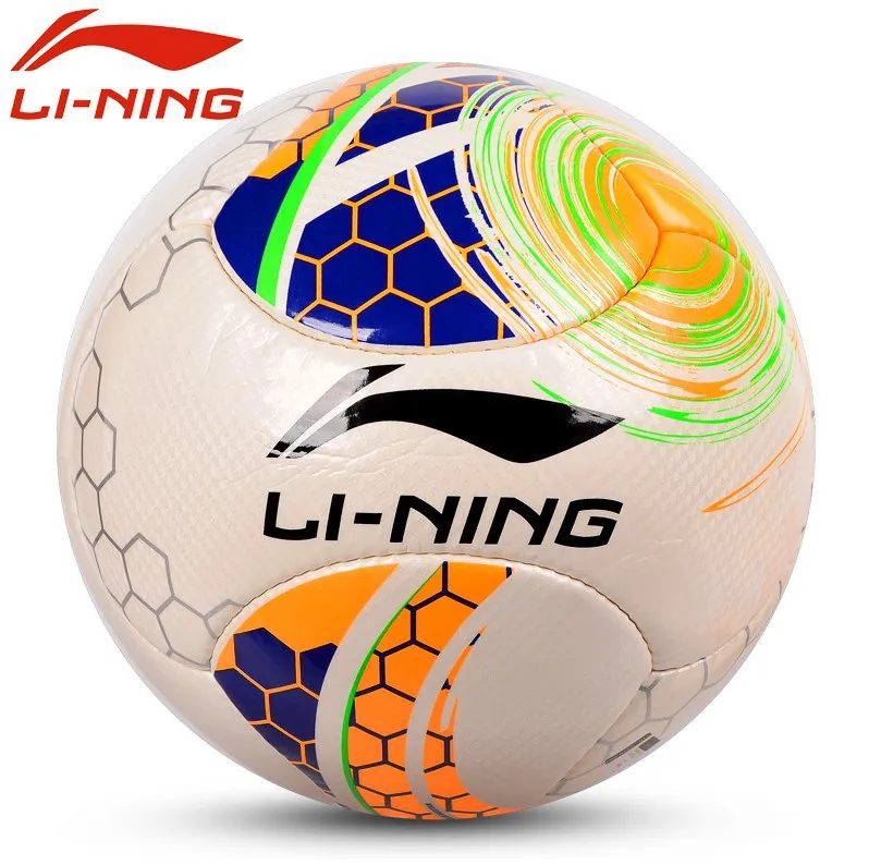 Li Ning Football LFQK503 Hand Sewn PU No.5 Match Training Ball Adult Wear-resistant Football