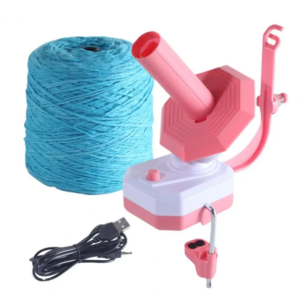 Compact Yarn Winder Electric Yarn Winder with Adjustable Speed Capacity for Crocheters Lower Noise Yarn Ball Winder Thread