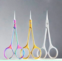 Stainless Steel Cuticle Scissors Dead Skin Remover For Nails Art Clippers Russian Nail Scissors Manicure Curved Tip Scissor
