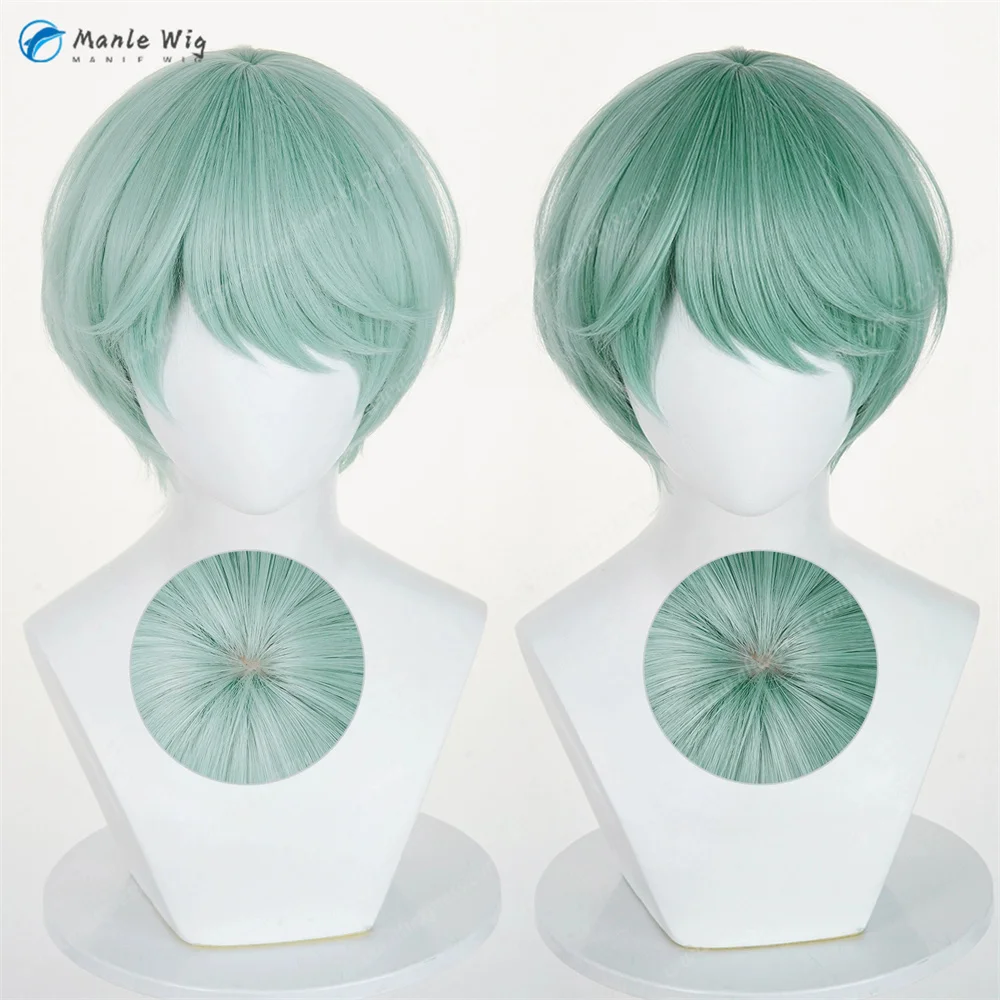 

Kpop Baby Cosplay Wig 30cm Cyan Wig Heat Resistant Synthetic Hair For Jinu Baby Abby Mystery Romance Halloween Cosplay Anime Wig