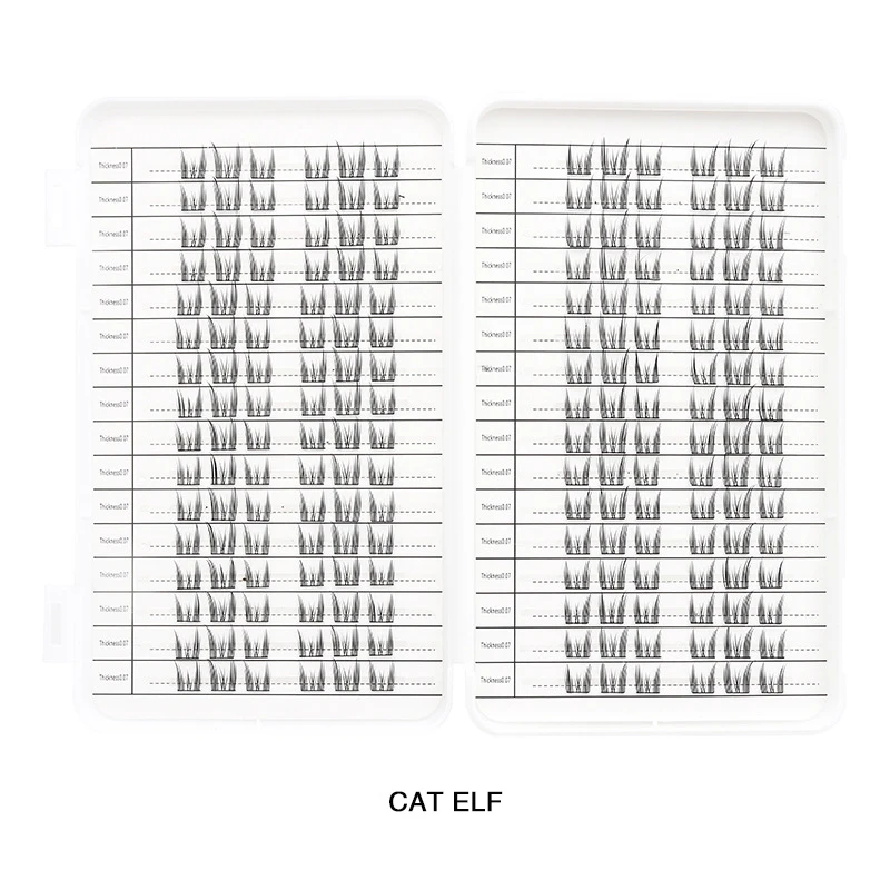 6 tipi di estensione ciglia finte di alta qualità ciglia di visone naturale grappoli ciglia individuali mazzi trucco occhi finte cils