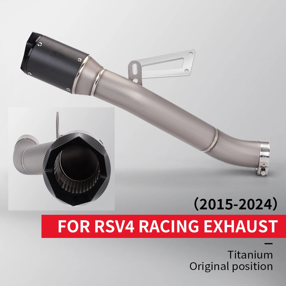 

RSV4 Integrated titanium alloy tail High Performance pipe Motorcycle exhaust suitable fit for the RSV4