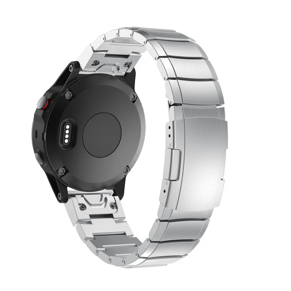 Tali Logam Titanium Asli 22Mm 26Mm untuk Garmin Fenix 8 E 51Mm 47MM 7X6 5 Tali Jam Tangan Pria Bisnis Mewah untuk Garmin Approach 70