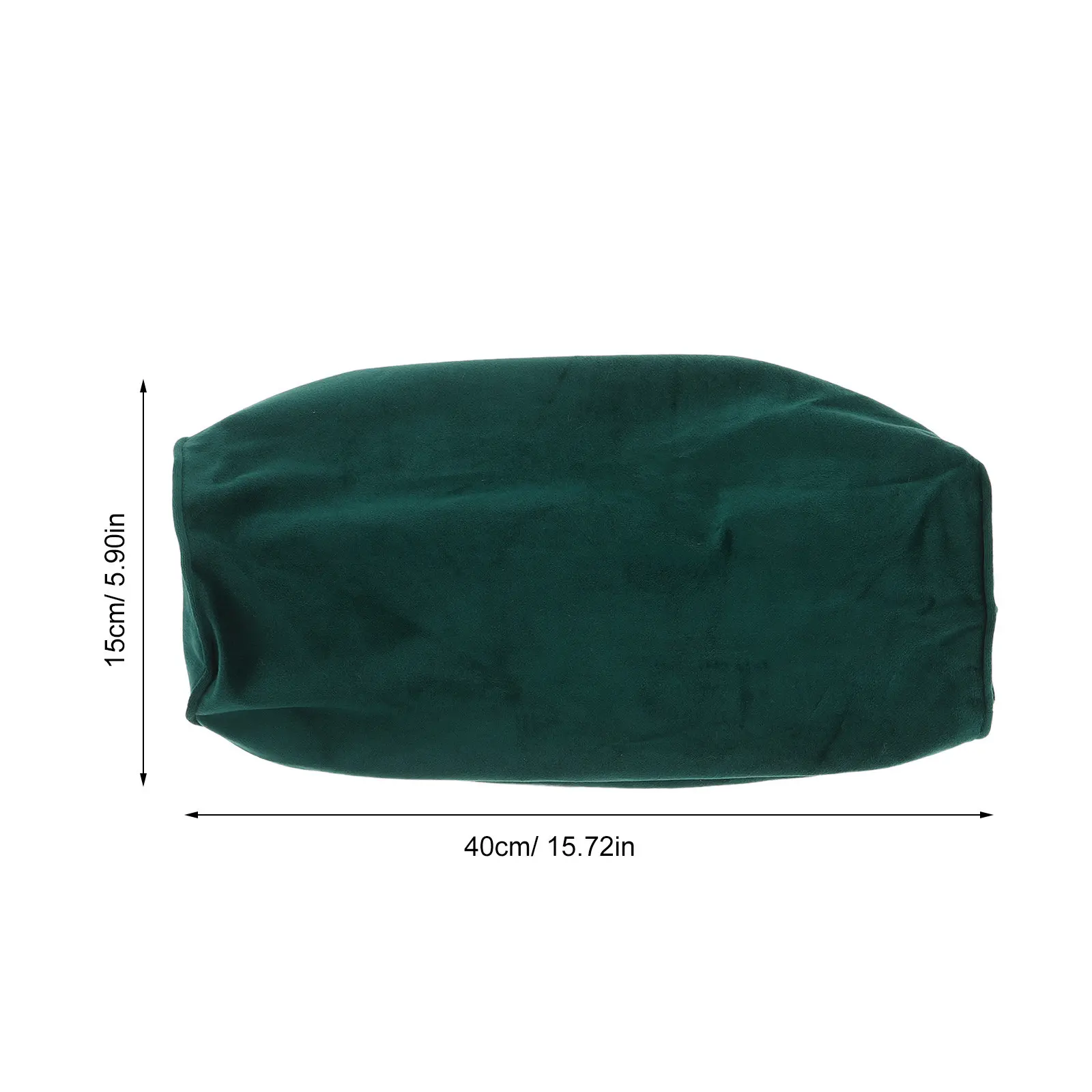 Round Pillowcase Soft Neck Roll Pillow Cover Zipper Cylindrical Pillow Cushion Bedroom Living Room Sofa 40x15cm Travel Neck Roll