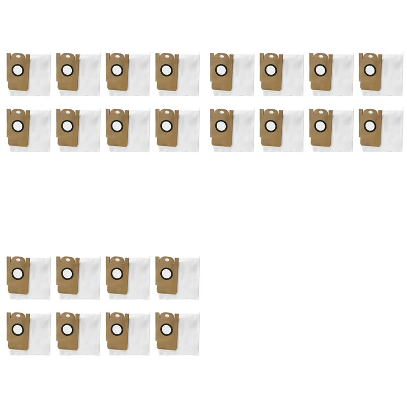 

【Только сегодня】24 мешка для сбора пыли для робота-пылесоса Xiaomi Lydsto G2, сменные запасные части, мешки для мусора, для уборки дома