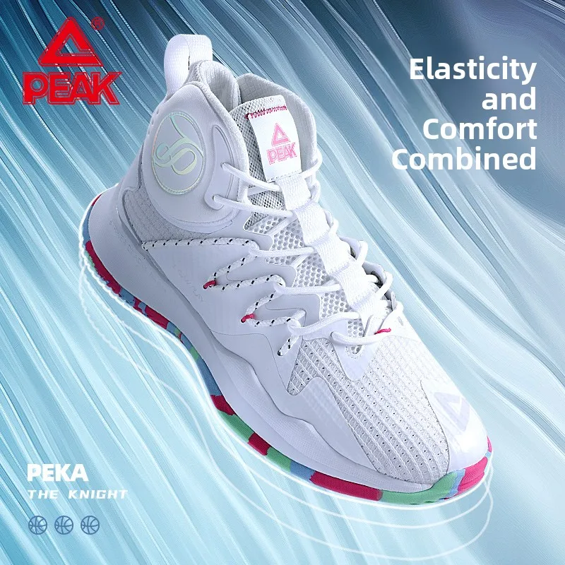 

Peak Men's Baskeall oes TP9 Student Practical Anti-slip Wear-resistant Sports oes Low Top Breathable o Absorption