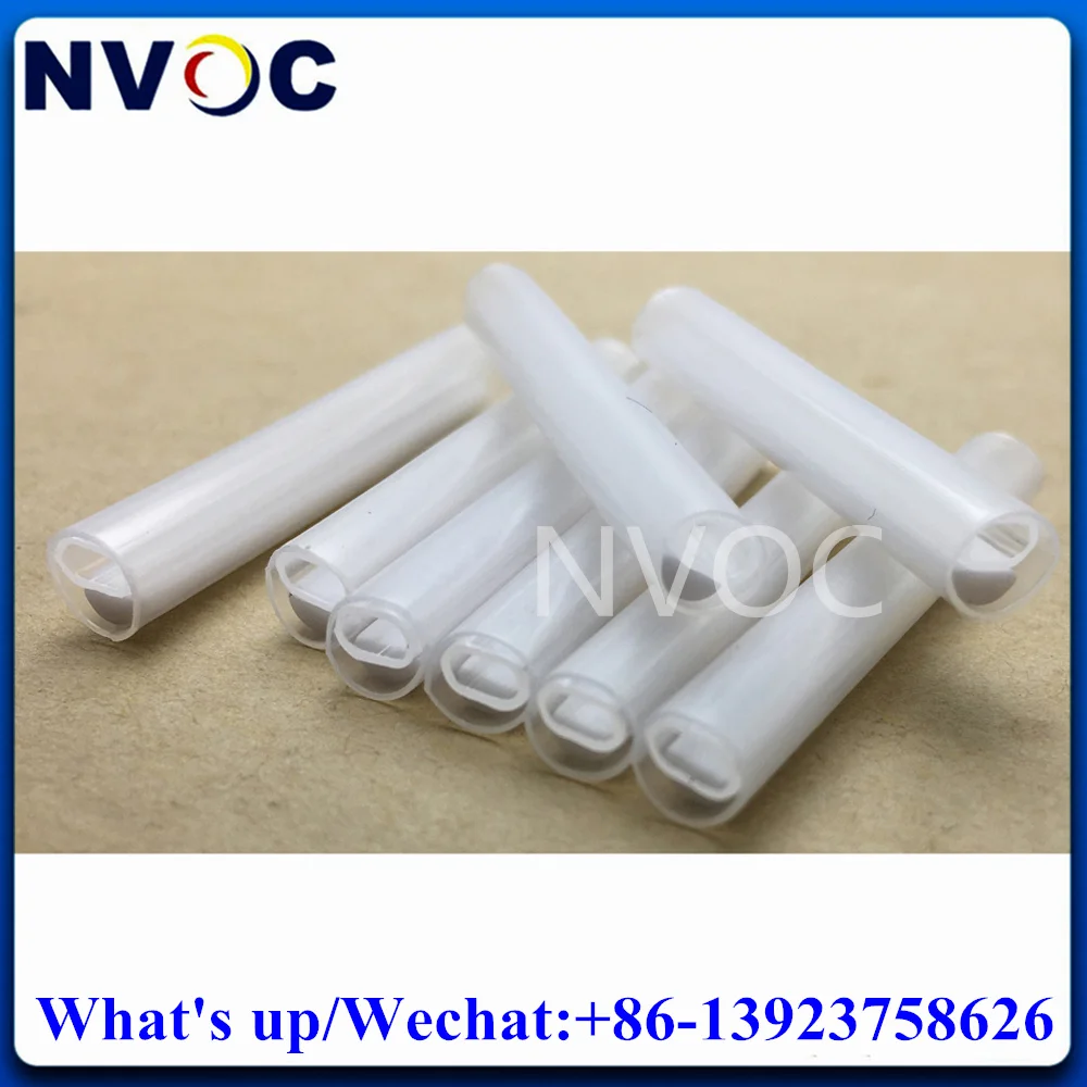 100Pcs 4/6/8/12Fiber Ribbon 40mm 60mm Single Ceramic 4/6/8/12Cores Fiber Heat Shrinkable Tube Fusion Splice Protection Sleeve