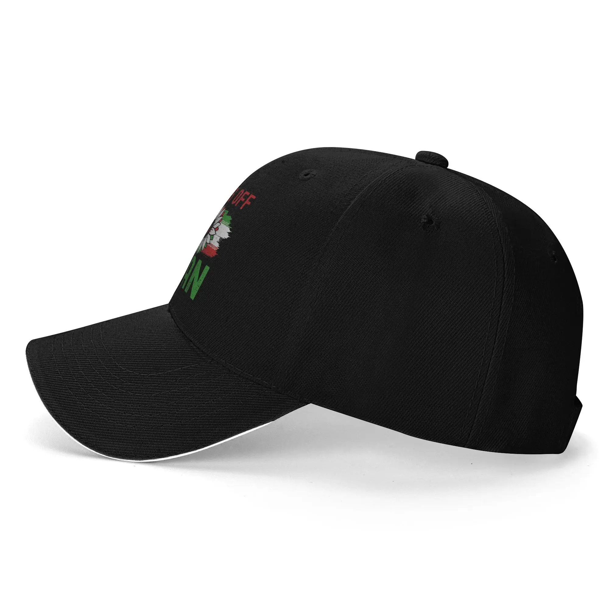 Summer Casual Baseball Cap Hands Off Iran Hunting Camping Trucker Hat For Unisex-Teens Sun-Proof  y2k Funny Baseball Caps