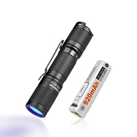 UV Flashlight 14500 UV torch Lumintop TOOL AA UV version support 14500 battery 2 mode operation and with 365nn wavelength